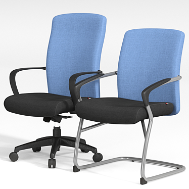 Fursys CH2200: Versatile Office Chair! 3D model image 1 