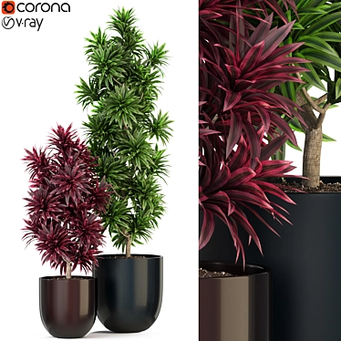 305 Varieties: Lush Green Plant Collection 3D model image 1 