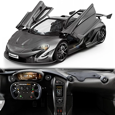 Ultimate Performance: McLaren P1 3D model image 1 