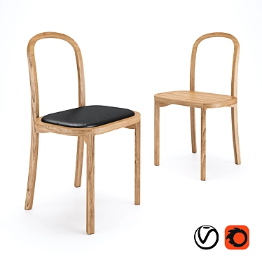 Elegant Siro Chair: Designed Excellence 3D model image 1 