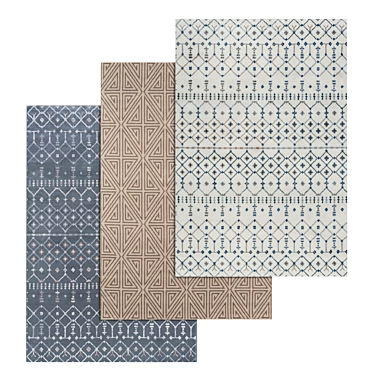 Versatile Carpet Set | High-Quality Textures 3D model image 1 