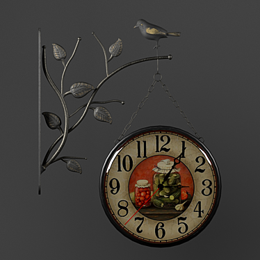 Timeless Design Modern Clock 3D model image 1 