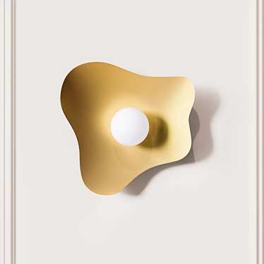 Sleek Wall-Mounted Light 3D model image 1 