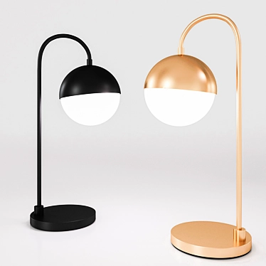 Dunnes 21 Desk Lamp+: Stylish Illumination Simplified 3D model image 1 