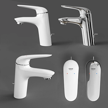 Grohe Eurostyle Basin Mixer 3D model image 1 