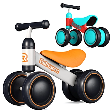 Retrospec Cricket Baby Balance Bike 3D model image 1 