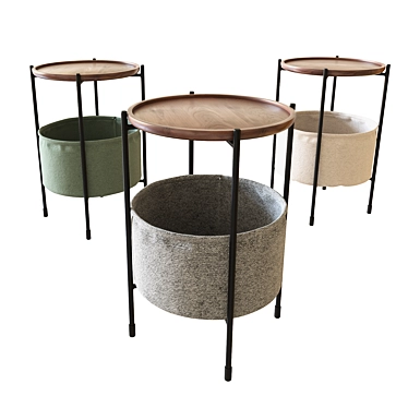 Rivet Meeks Round Side Table