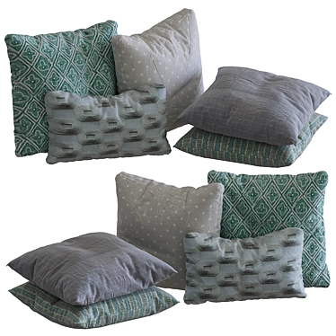 Dreamy Comfort Pillow Collection 3D model image 1 