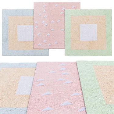 Square Carpets Collection | Benuta 3D model image 1 