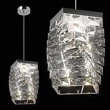 Limpio Lightstar Pendant Chandelier - Elegant Illumination for Any Space 3D model image 1 