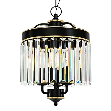 Elegant Art Deco Lamp 3D model image 1 