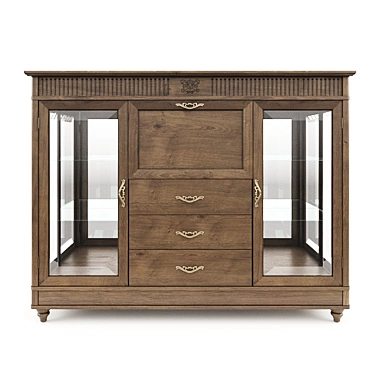 Justina Bar Cabinet 3D model image 1 