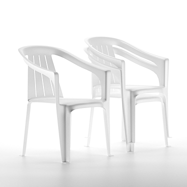 Moda Plastika Chair 3D model image 1 