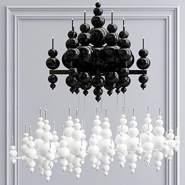 Radiant Moonlight Chandelier 3D model image 1 