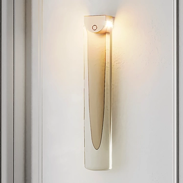 Elegant Slab Wall Light 3D model image 1 