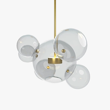 Bolle BLS 6 40.1225 Pendant Light 3D model image 1 