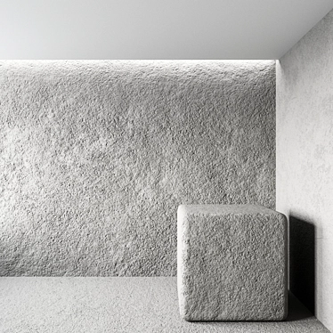 Seamless Concrete Plaster No.3 3D model image 1 