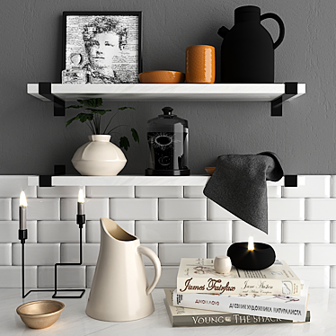 Versatile Kitchen Essentials: Easy-to-Edit, High Detail, Multiple File Formats 3D model image 1 