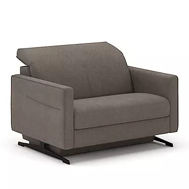 Convertible Belgian Sofa: Tofane Bliss 3D model image 1 