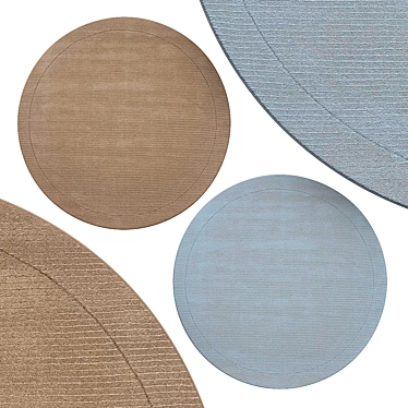 Modern Circle Rugs | Sleek Design 3D model image 1 