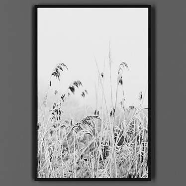 Elegant Black Frame Picture 3D model image 1 