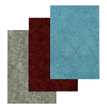 Luxury Carpets Set | High-Quality Textures 3D model image 1 
