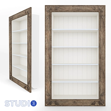 Versatile Oak Rack | MD08-189 | Studio36 3D model image 1 