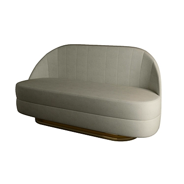 Cozy & Chic: Essential Home Gable Sofa 3D model image 1 