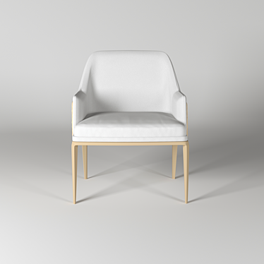 Elegant Bentley Chair: Stylish Comfort 3D model image 1 