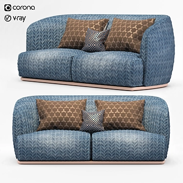 Modern Redondo Sofa: Stylish Comfort for Every Home 3D model image 1 