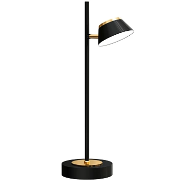 Stylish Solid Light Table Lamp 3D model image 1 