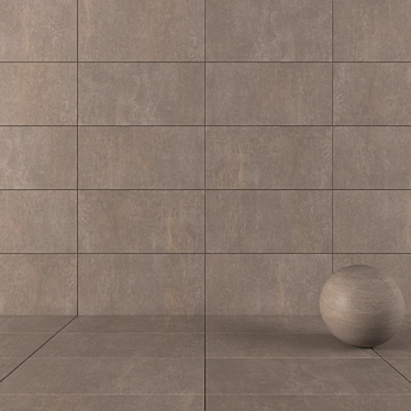 Praga Vizon Concrete Wall Tiles 3D model image 1 