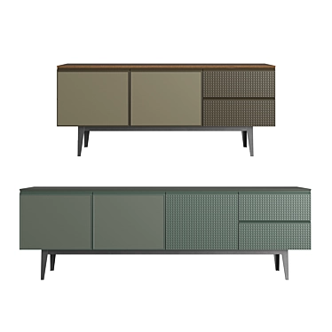 Moroso Voltaire: Elegant Italian Sideboard 3D model image 1 