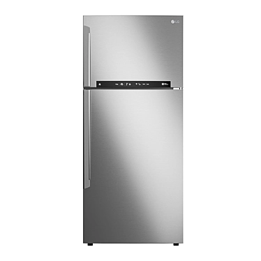 LG GN-H702HMHZ - Stylish & Spacious Refrigerator 3D model image 1 