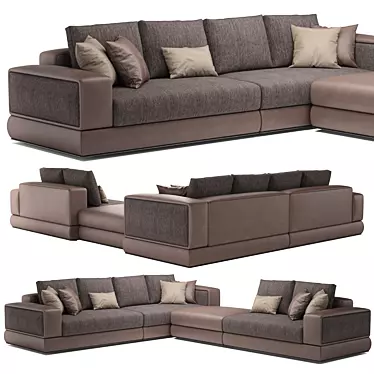 Luxury Bentley Westbury Corner Sofa 3D model image 1 