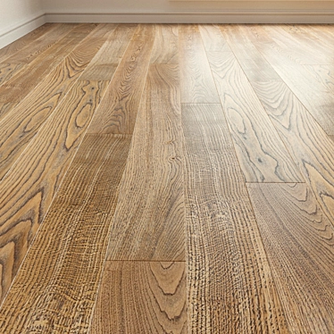 Vintage Oak Laminate Flooring 3D model image 1 