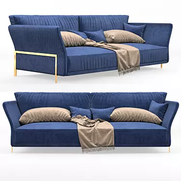 Elegant Cosmo Sofa: Contemporary Comfort 3D model image 1 