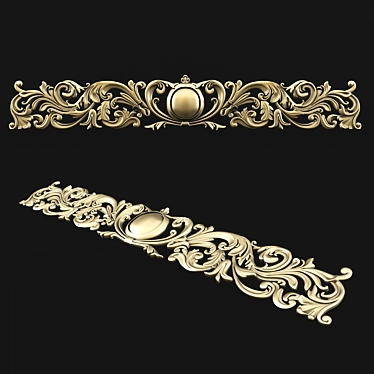 Elegant Carved Design 3D model image 1 