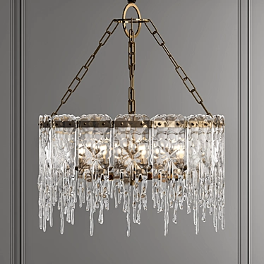 Frostbite Chandelier 3D model image 1 