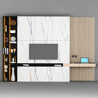  Sleek TV Stand | Modern Design 3D model image 1 