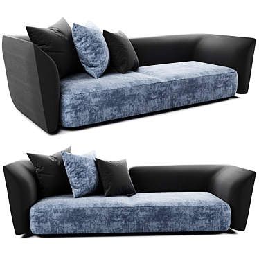 Luxury Fendi Ceasar Sofa 3D model image 1 