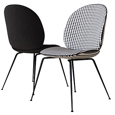 Gubi Beetle Chair: Sleek 3D Design 3D model image 1 