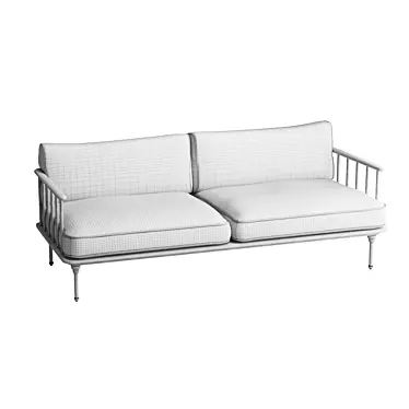 Kalmar Industrial Sofa - Elegant and Functional 3D model image 1 