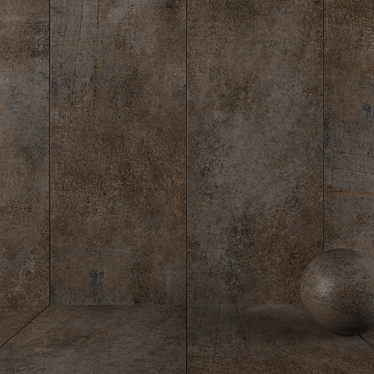Etna Oxide Stone Wall Tiles: Multi-Texture 3D Model 3D model image 1 