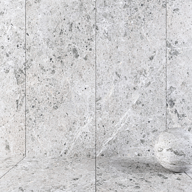 Satira Gray Stone Wall Tiles 3D model image 1 