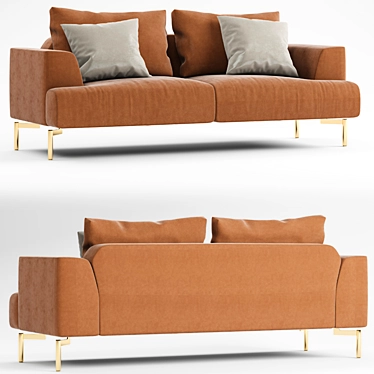 Modern Tais Sofa: Timeless Elegance 3D model image 1 