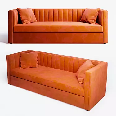 Garda Decor Paolo Sofa - 91x232x74 cm 3D model image 1 