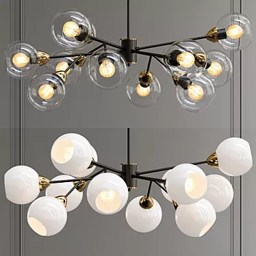 2013 Millimeter Ball Chandelier 3D model image 1 