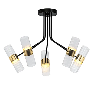 Elegant Ceiling Light: Freya Mia 3D model image 1 