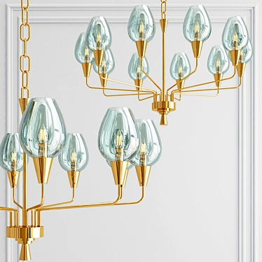 Antioch Pendant Chandelier | Elegant and Stylish Lighting 3D model image 1 